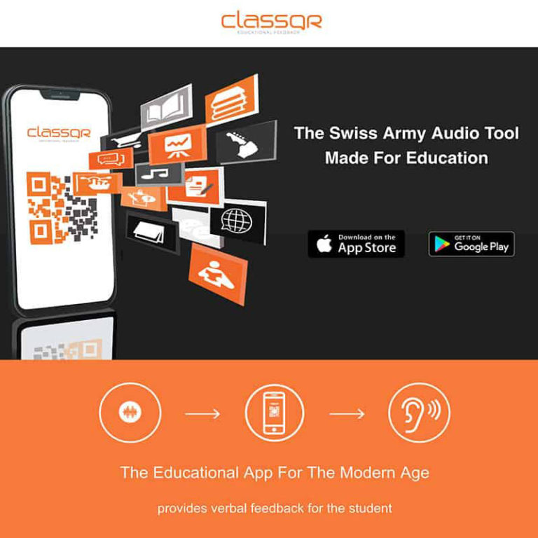 classqr website homepage preview